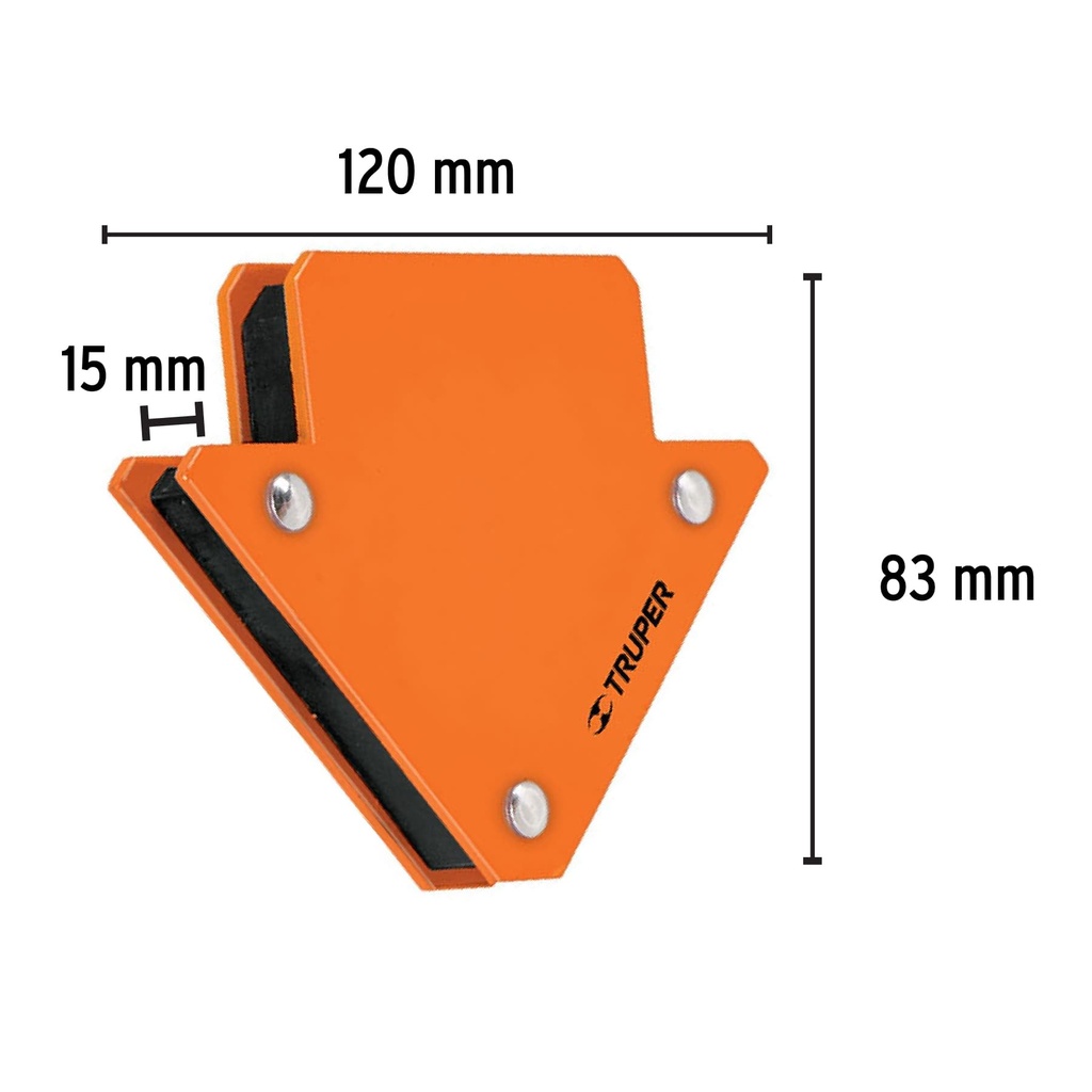 Escuadra magnética 3' para soldar, capacidad 11 kg, Truper 12119