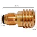 Adaptador Pol Mexicano Tanque Gas Lp Conectar Americano