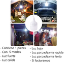 Bombilla Led Recargable De Alta Potencia 320w Con 5 Modos
