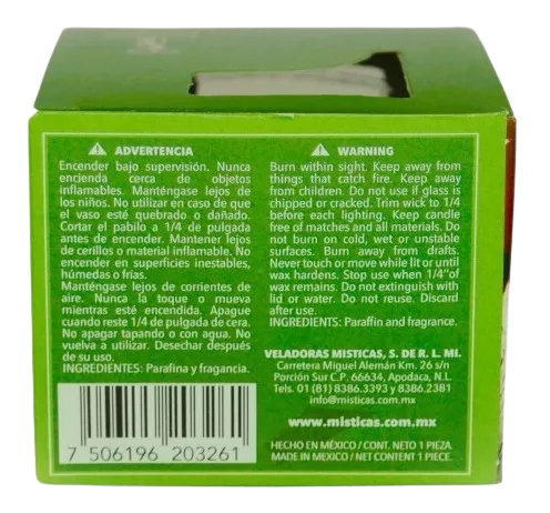 Citrus Roma Veladora Mistica 0326