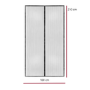 Mosquitera Magnética De Cierre Automático Malla Invisible Para Puerta
