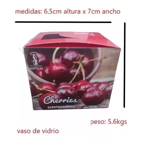 Cereza Roma Veladora Mistica 0335