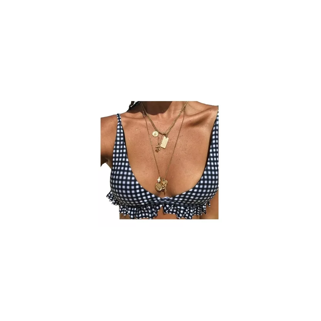 Traje De Baño Bikini Push Up Acolchado Brasileño ! Sexy Blanco M