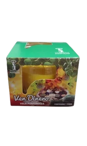 Ven Dinero Roma Amarilla Veladora Mistica 0342