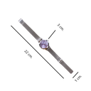Reloj De Cuarzo Marca Seno Correa De Malla Para Mujer