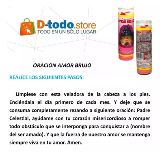 Amor Brujo Cocktail Veladora Mistica 2153
