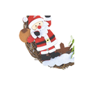 Corona Navideña De Santa Claus Adorno Colgante