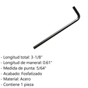 Llave Hexagonal Urrea 49-5/64l Tipo L 5/64in Larga Acero