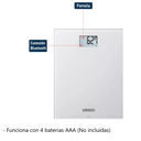 Báscula De Control Corporal Con Bluetooth Omron Hn-300t2