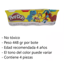 Play-Doh 4 Colores Masa Moldeable  PD63