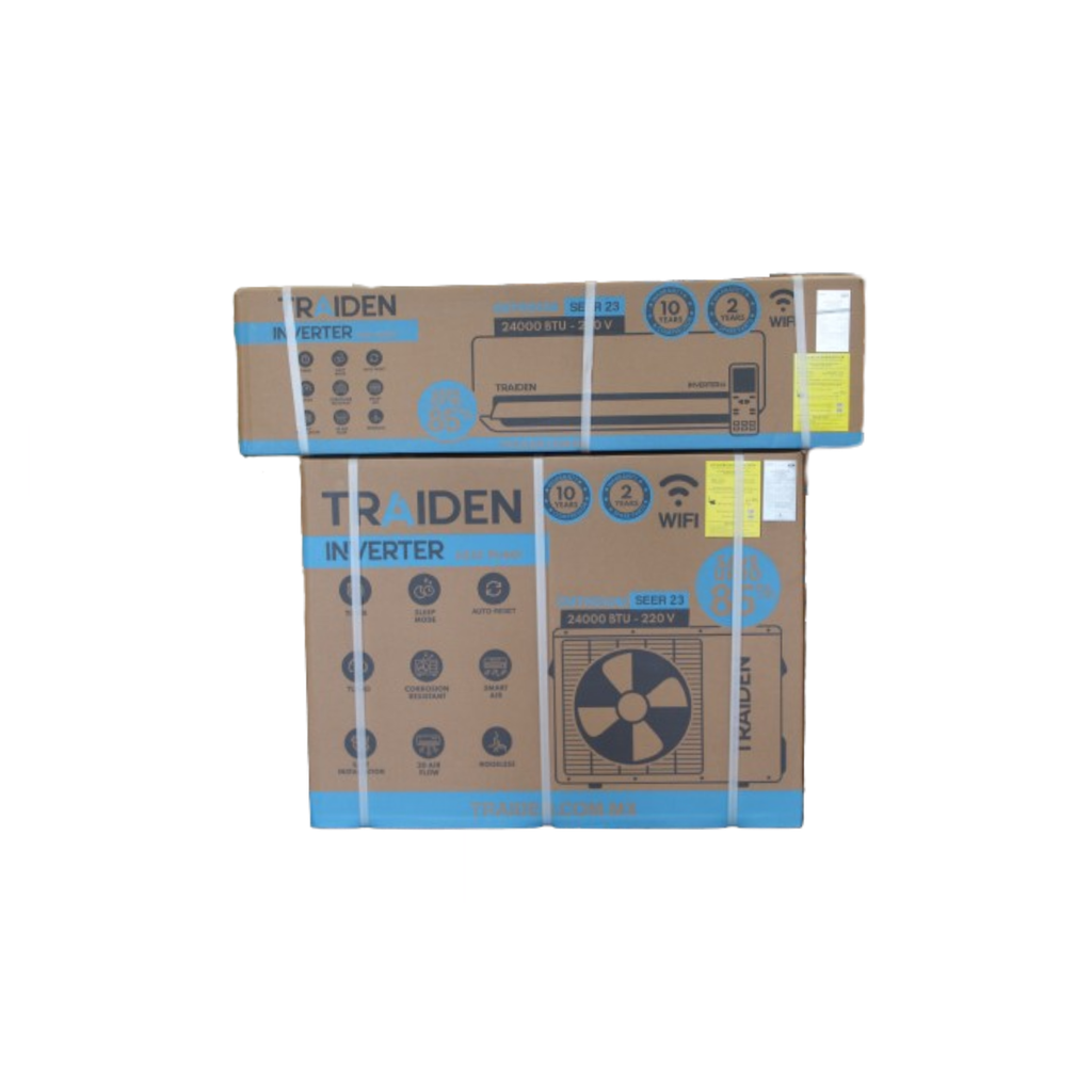 Minisplit Traiden Inverter 24k Btus 220 V Frio Y Calor Wifi