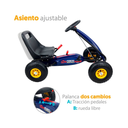 Carrito Montable Pedales Tipo Kart Con Llantas Inflables Drop