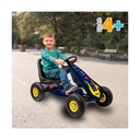 Carrito Montable Pedales Tipo Kart Con Llantas Inflables Drop