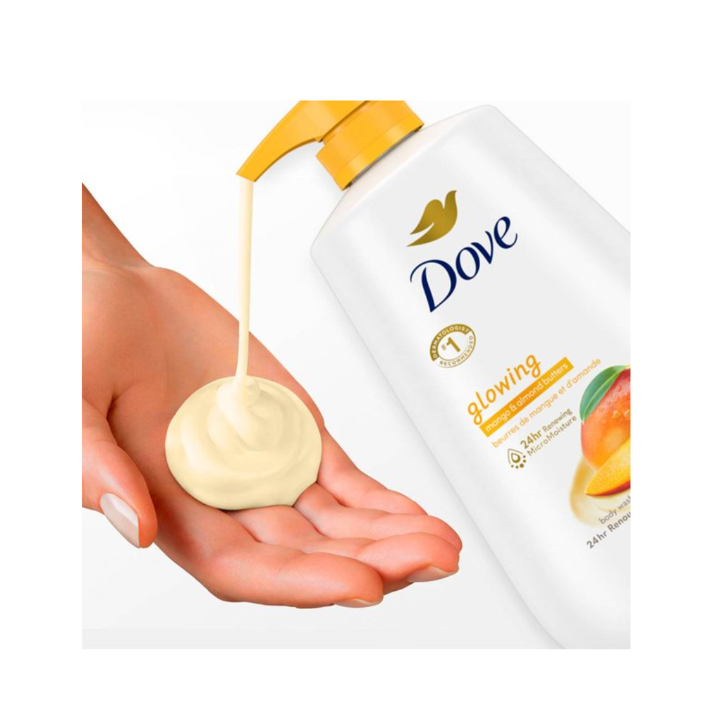 Jabón Corporal Dove Mango 905 Ml Líquido Drop