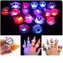 Anillos Luminosos De Halloween Creativos y Bonitos 10 Pzas.