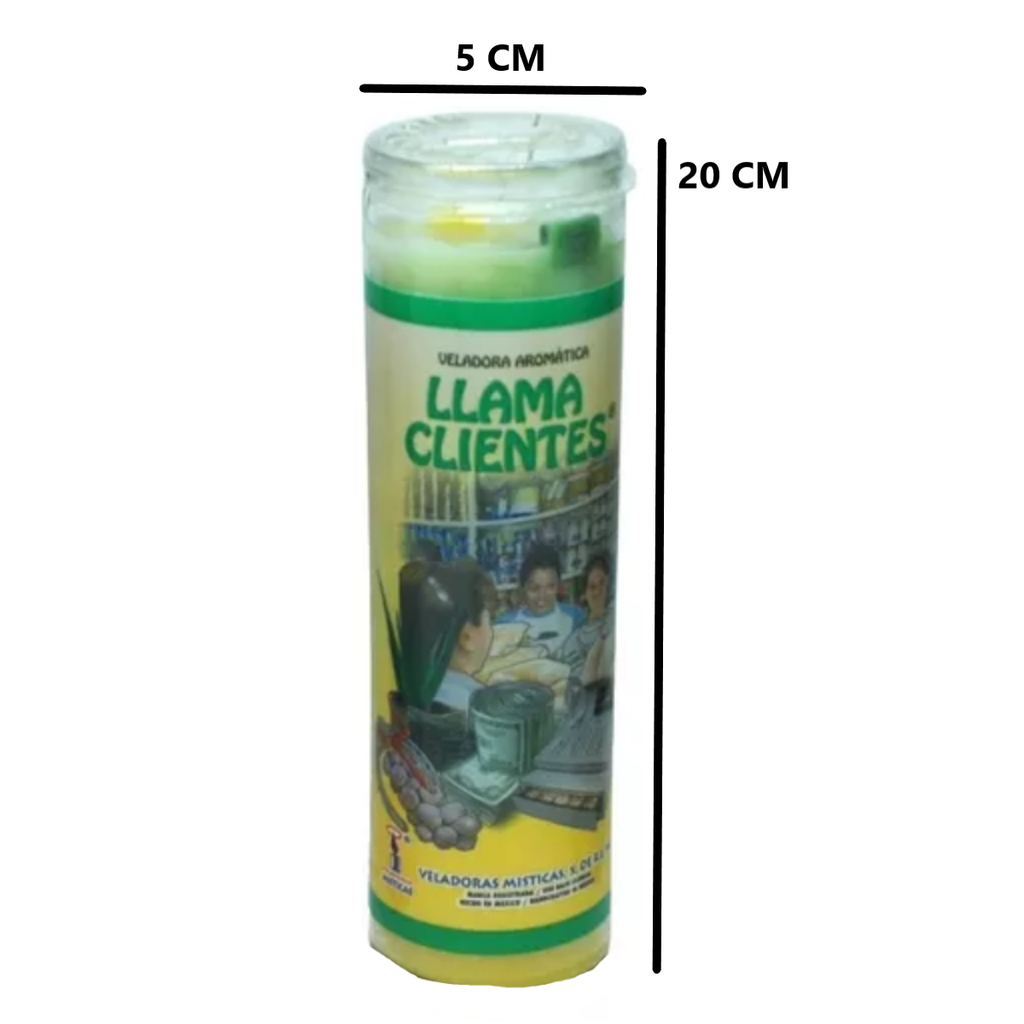 Llama Clientes Cocktail Veladora Mística 2164