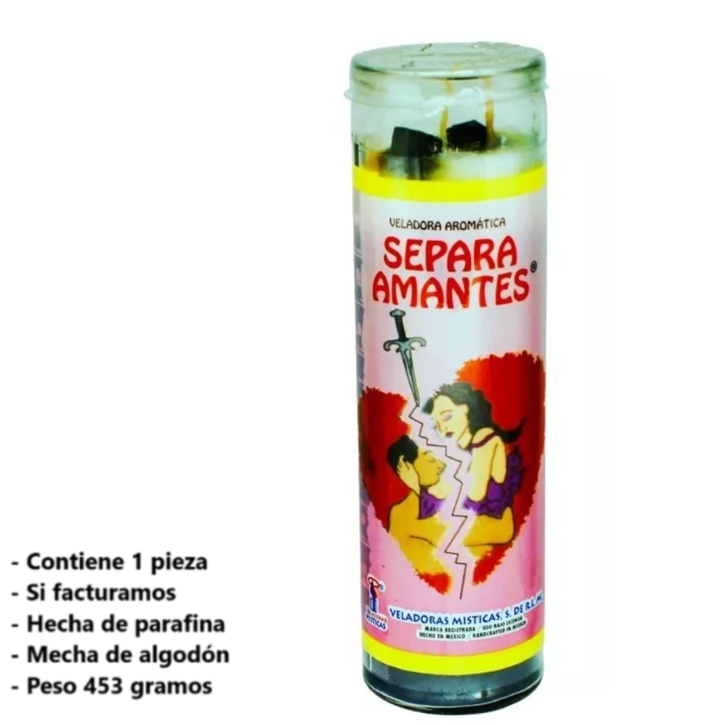 Separa Amantes Cocktail 2 Colores Veladora Mistica 2171