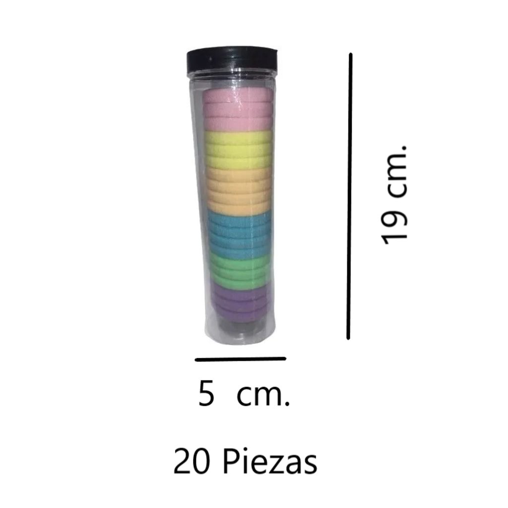Torre De Ligas Para Cabello De Colores Pastel