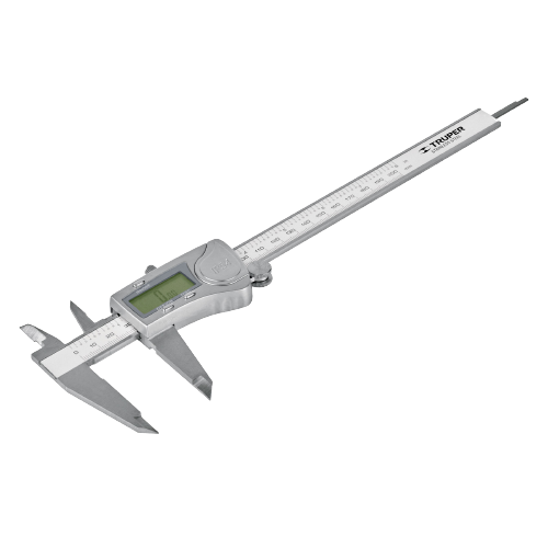 Calibrador vernier digital 6' acero inox, std y mm, Truper