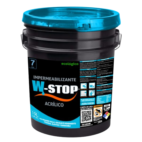 Impermeabilizante W-Stop Acrílico 7 Años Blanco