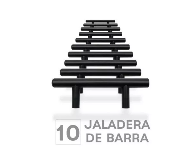 Jaladera De Barra Handyhome 79907 Acero Inoxidable 10 Piezas