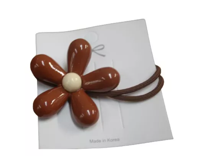 Ligas Para Cabello Forma De Flor