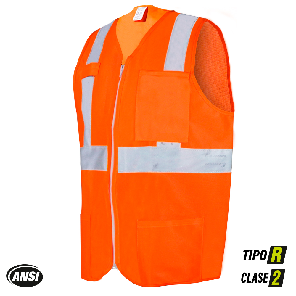 Chaleco Alta Visibilidad Safety Vest Jyrsa Sr-1020 Nar Tg