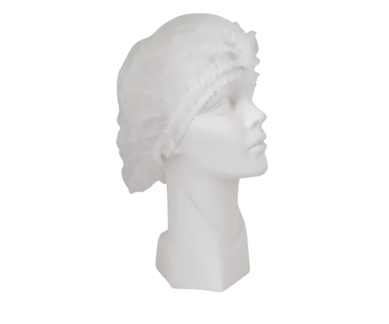 Cofia Desechable Plisada Blanca 100 Pz Jyrsa Jyr-1521m