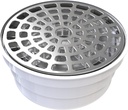 Coladera Fleximatic 2550 Zero Olores Universal Con Check Anti-Olores Tapa Y Bisel