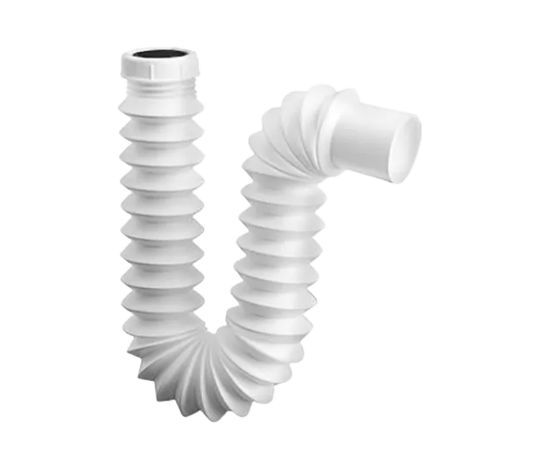 Extensión Trampa Fleximatic 2244 Flexible Roscada De 55 Cm Para Lavabo O Fregadero