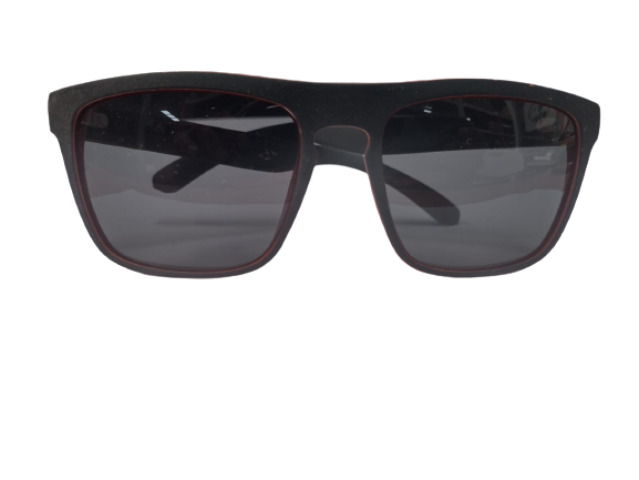 Lentes De Sol Diseño Clásico Hombres Y Mujeres Rojo C/Negro