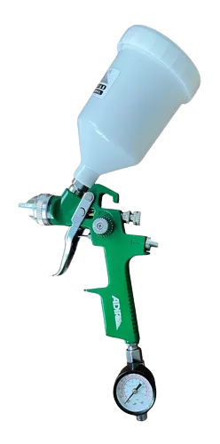 Pistola Ecologica HVLP Gravedad Con Regulador Adir 669B-1