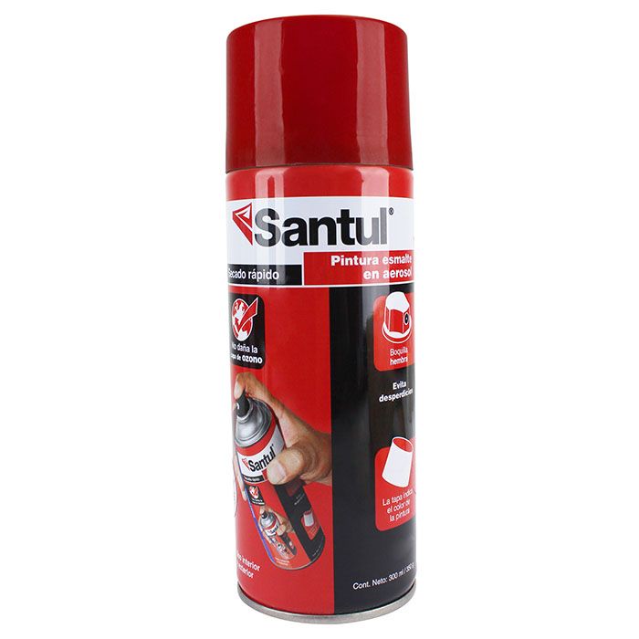 Pintura en aerosol rojo, 300ml Santul
