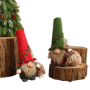 Muñeco Adorno De Navidad Hecho A Mano, De Felpa Sin Cara