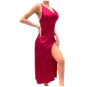 Vestido De Fiesta Largo De Satén Sexy Sin Espalda