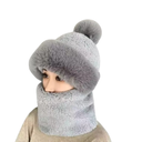 Conjunto Bufanda De Invierno Con Capucha Para Mujer