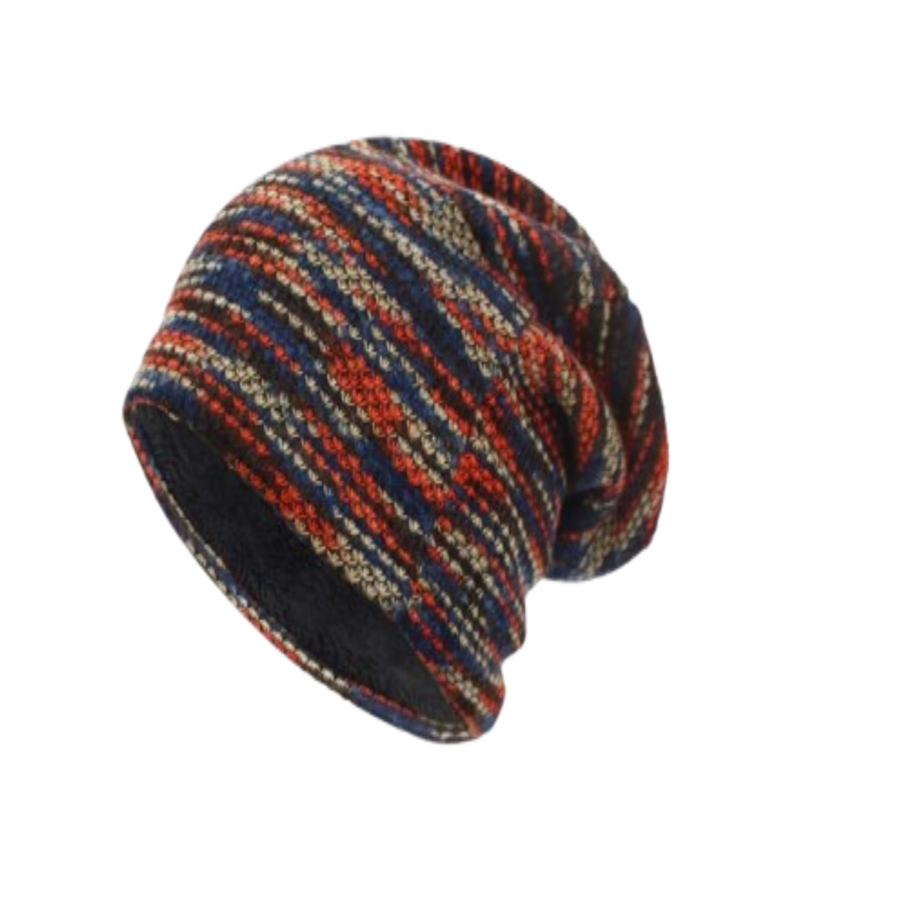 Gorro De Lana De Punto Alargado