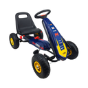 Carrito Montable Pedales Tipo Kart Con Llantas Inflables Drop