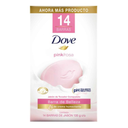 Jabón En Barra Dove Pink 14 Pzas. de 135 g c/u Drop