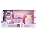 Electrodomésticos de Cocina Rosa con 3 pzas Drop 002