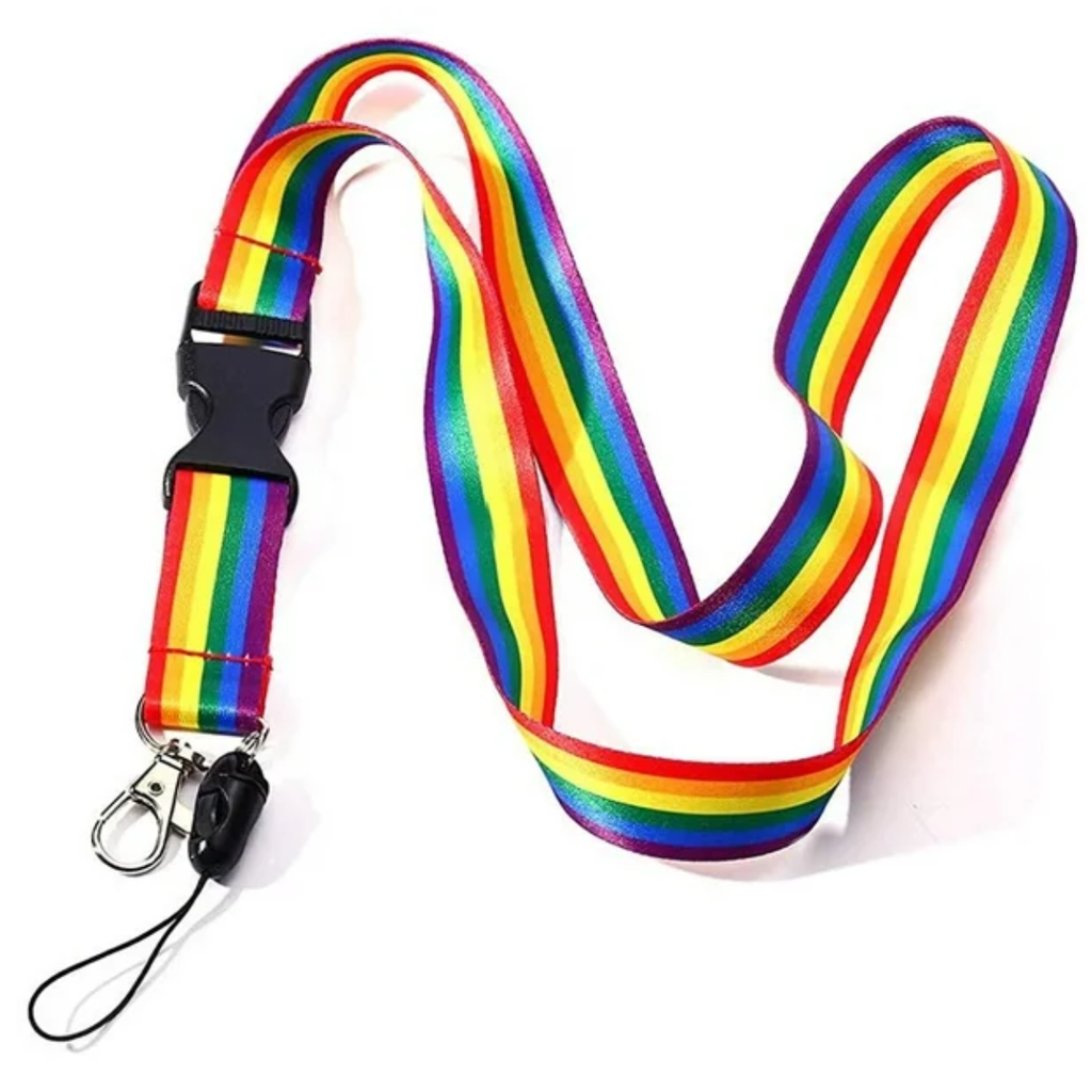 Cordón Seguro Para llaves llavero Con Correa LGBT