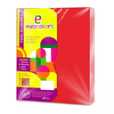 Paquete Papel 100 Hojas Carta Rojo Drop 009