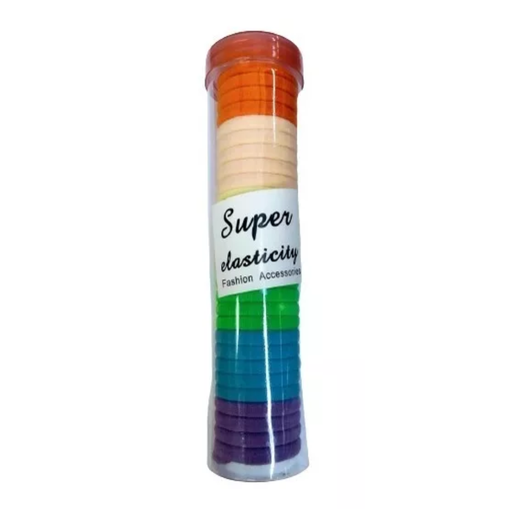 [MLM-1871139203] Torre De Ligas Para Cabello De Colores Super Elásticas
