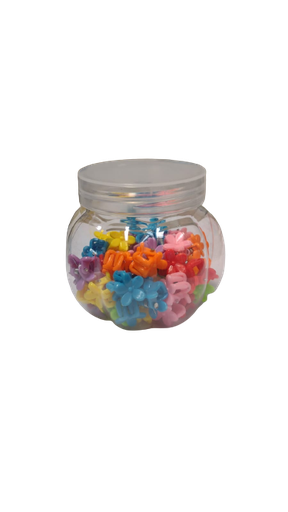 [2022310998] Bote Con Broches De Flor Para Cabello, Niña, Colores Variado