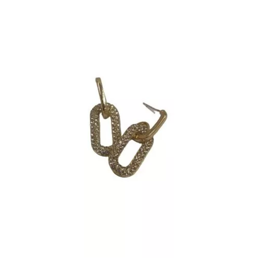 [AretesEnFormaDeCero] Aretes En Forma De Cero Con Piedras Blancas