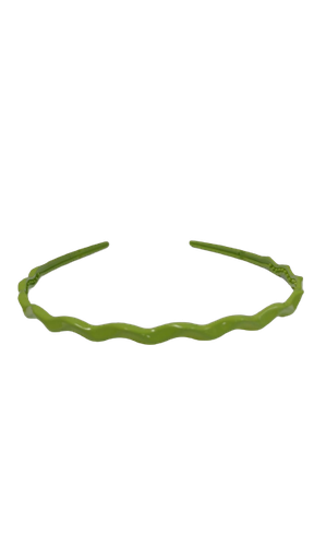 [2037975178] Diadema Con Ondas Para Niñas VERDE