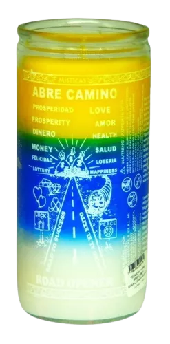 [M5047] Abre Camino Preparada 14 Dias Veladora Mistica 5047