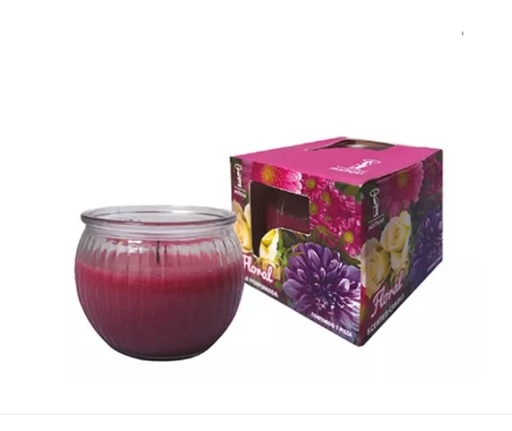 [M0327] Floral Roma Roja Veladora Mistica 0327