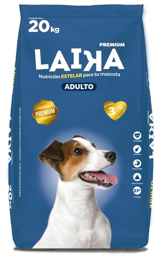 [MNALK20K] Croquetas Para Perros Laika Premium Mayores A 1 Año (20 Kg) MNA