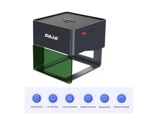 [DJ6] Grabadora Láser Daja Dj6 Portatil 24w Laser 3w 45nm 80x80mm